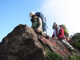 吹き上げのコル