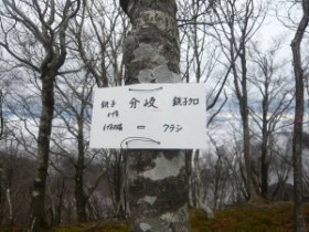 銚子ケ口分岐