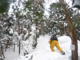 難所に戻ってきました