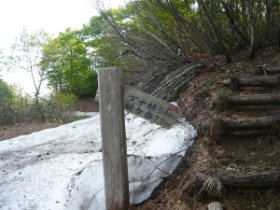 最後の林道交差