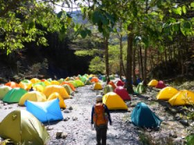 ２日目のテン場